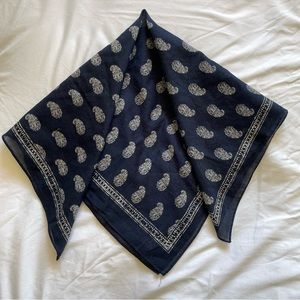Madewell | Paisley Print Bandana | Navy | OS
